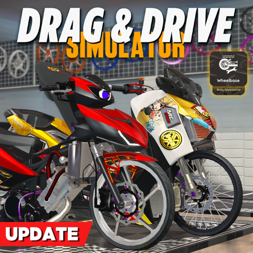 Drag Drive Simulator Roblox game icon showing vehicle drag racing theme